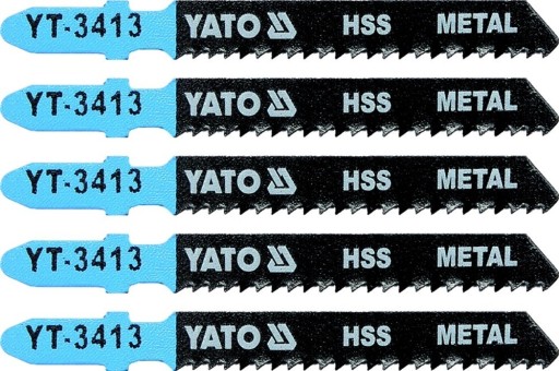 List priamočiarej píly typu T, 12 tpi, na kov, 5 ks YT-3413 YATO