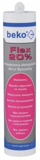 BEKO ACRYLIC FLEX 20% TESNENIE 310ML