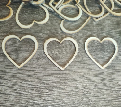 5 cm / 10 ks Heart Hoop základňa pre Macrame Catcher