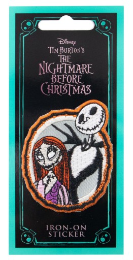 Nášivka na oblečenie pred Vianocami Nightmare Before Christmas, halloweenske dekorácie