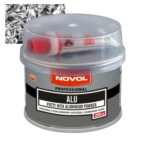 Autotmel Hliníkový tmel na opravy Novol Alu 250g