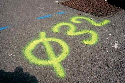GEODIZAJNOVÁ FARBA SPREJ SOPPEC ZNAČKOVAČ KOLÁČ 1 ks.
