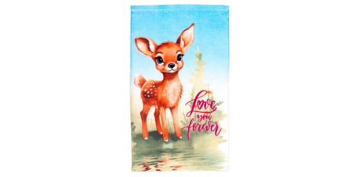 Osuška do škôlky 30x50 Animals Deer