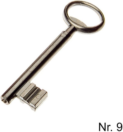 JANIA CAST KEY FOR LOCK - No.9