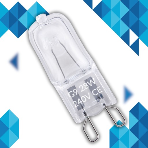 Halogénová žiarovka G9 28W = 35W Vlákno 230V 240lm Vložka kapsuly Halogén