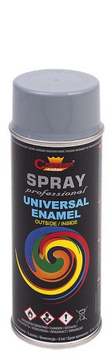 Univerzálny emailový sprej 400 ml sivý RAL7001