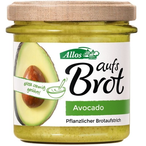BEZLEPKOVÁ BIO AVOKÁDOVÁ KRÉMOVÁ PASTA 140 g - ALLOS