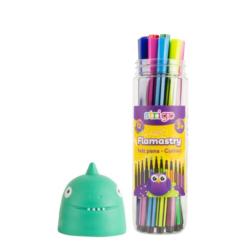 Fixy SET 12 farieb DINOSAUR Fixy STRIGO