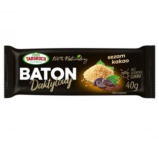 Datlová tyčinka so sezamom a kakaom 40 g NATURAL