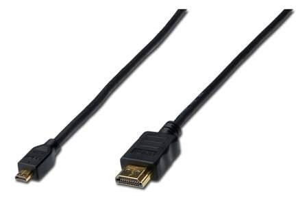 ASSMANN ASSMANN HDMI - Micro HDMI 1m /s1x HDMI (zástrčka) 1x micro HDMI (zástrčka)