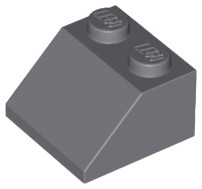 LEGO 3039 SKOS 2x2 tmavosivá NOVINKA (15g) 12 ks.
