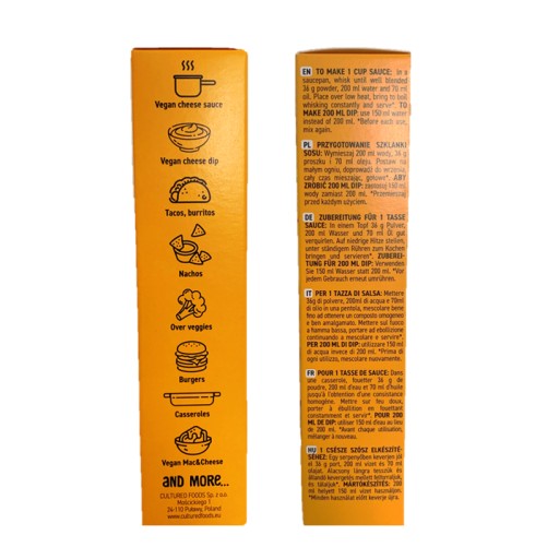 CHEATCHEEZ Cheddar Cultured Foods rastlinná omáčka alebo dip 72g