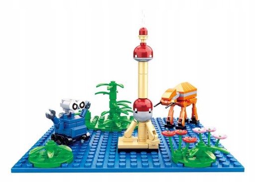 KONŠTRUKČNÁ PLATŇA 20X20 ČEPY ZELENÉ BLOKY