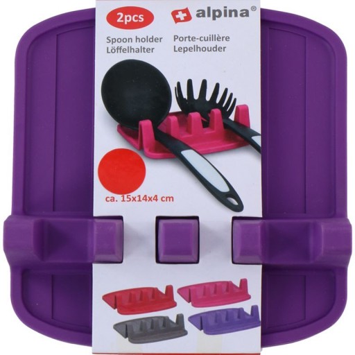 Alpina - Držiak na lyžičky/kuchynský riad 2 ks (fialový)