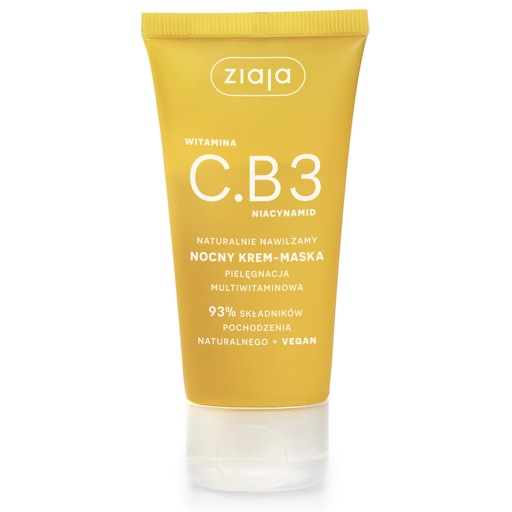 Ziaja, vitamín C.B3 niacinamid prirodzene hydratuje