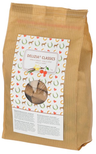 Delizia Classic maškrty pre kone, 1 kg, Kerbl