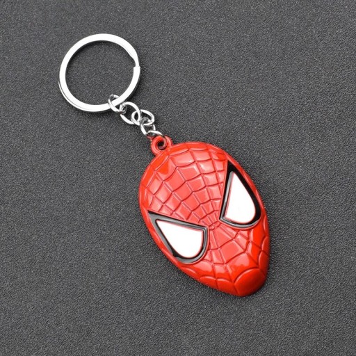 KĽÚČENKA SPIDERMAN MASKA KĽÚČENKA COSPLAY KOVOVÁ KĽÚČENKA
