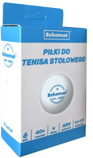 PINGPONG loptičky na stolný tenis 40+ biele
