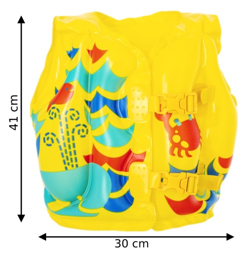 Nafukovacia plavecká vesta pre deti 3-6 rokov. Krab 41x30 cm Bestway 32069