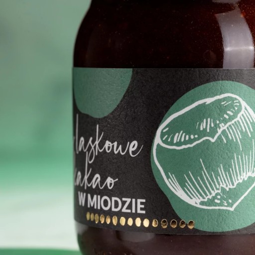 Lieskové orechy a kakao v mede 45g chutné