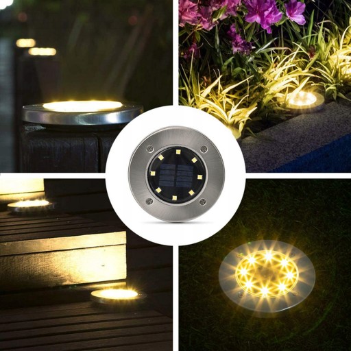 SOLÁRNA ZÁHRADNÁ LAMPA, RGB NÁSTROJNÁ LAMPA, VNÚTORNÁ LED, X 1