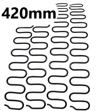 Vlnová pružina ZIG-ZAG A 420mm 1ks posteľ rozťahovací gauč rohová 42 cm