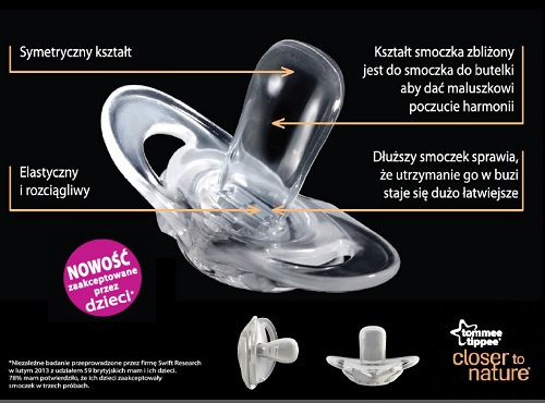 NOČNÝ ukľudňujúci cumlík 18 M+ TOMMEE TIPPEE 1 KUS