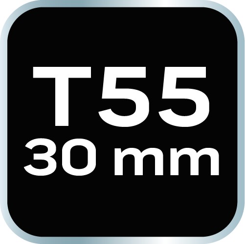 Bit TORX T55 x 30 mm, S2 x 2 ks.