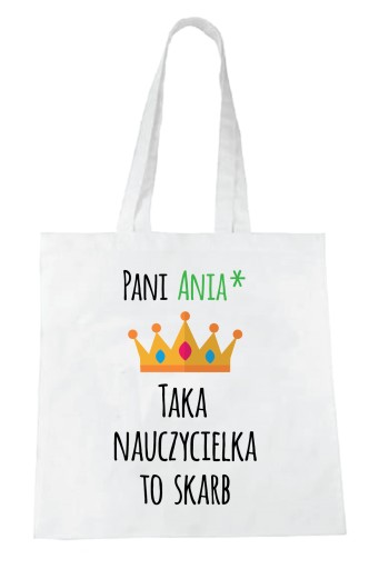 Ekologická taška na DEŇ UČITEĽA + MENO
