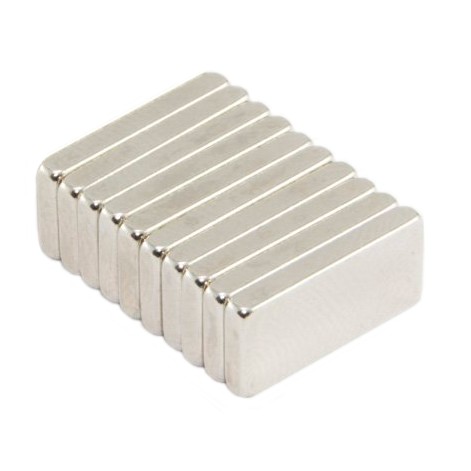 NEODYMOVÝ MAGNET TANIER 15x7x2 N38 - 10 KS