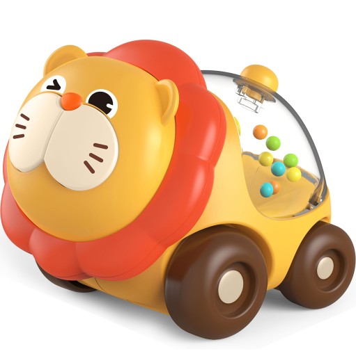 LION CAR SENSORY RATTLE BALLS WOOPIE BABY VOZIDLO