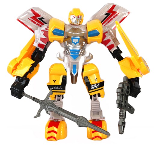 SKLADACÍ ROBOT 2V1 VZORY FAREBNÝCH AKČNÝCH OBRÁZKOV
