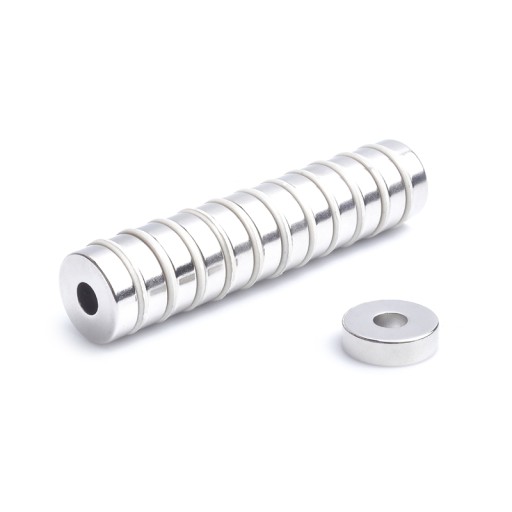 Neodymový prstencový magnet MP 17x6x5 N42