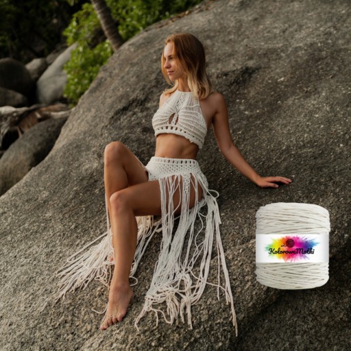 Prírodná bavlnená šnúra Macrame 200m 3mm
