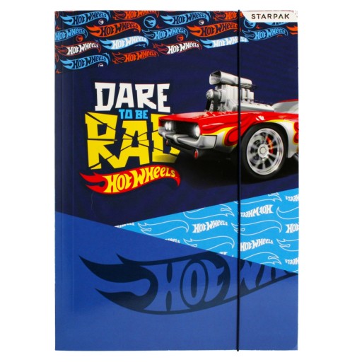 A4 Hot Wheels skladačka s gumičkou