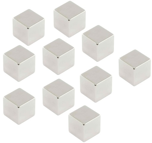 NEODYMOVÉ MAGNETY 6x6x6 mm 10 ks