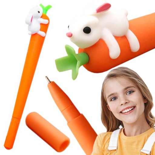 CARROT FINISH PEN DARČEK VEĽKONOČNÝM ZAJAČIKOM PRE DETI