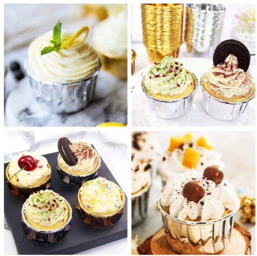 HUDOBNÉ ŠÁLKY, ŠÁLKY NA MUFFIN, STRIEBORNÉ FORMY, STRIEBORNÉ 50 KS