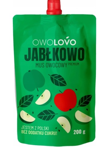 OWOLOVO JABLKO OVOCNÁ PĚNA 200g