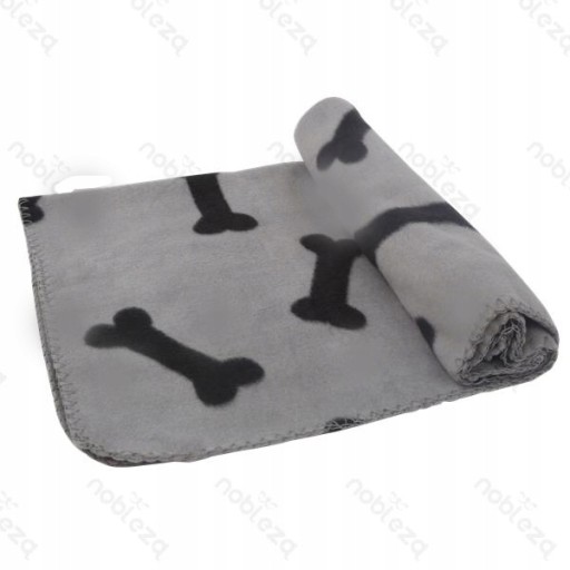 DEKA PRE PSA 75x75CM KOCKOVÝ FLEECE MÄKKÝ