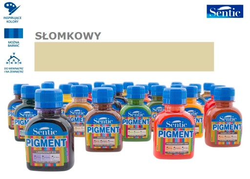 PIGMENT NA SMALTOVÉ FARBY, EMULZIA, 80 ml, SLAMA