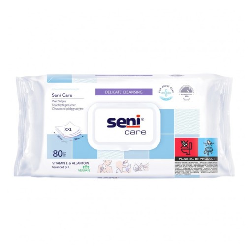 SENI CARE ČISTIACE VLHČENÉ Utierky 80 ks