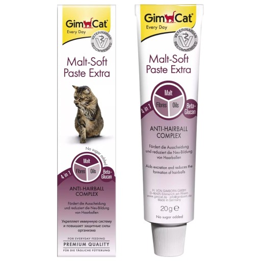 Gimcat Malt-Soft Paste Extra 20g - pasta proti žmolkovaniu