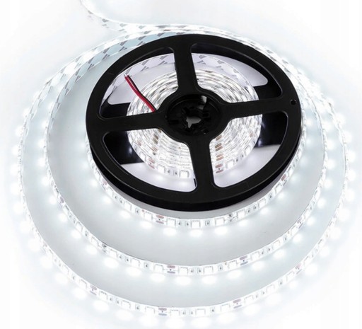 VODEODOLNÝ RGB SMD LED PÁS 5M STUDENÝ BIELY DIAĽKOVÝ OVLÁDAČ PRE KNIHOVNICE POLICE SKRIŇKA