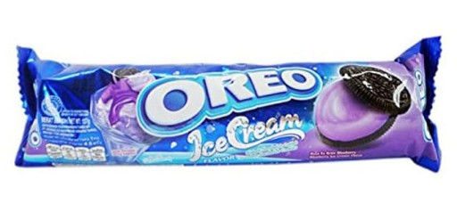 Oreo Zmrzlina Čučoriedka Čučoriedkové sušienky so smotanou Marquise Cookies 119g
