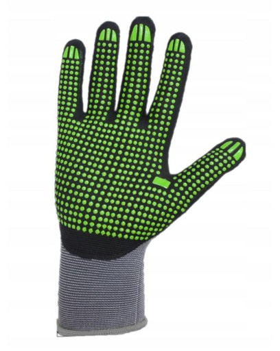 Rukavice Stalco NITRILE FLEX DOTS veľkosť 8 - M 1 pár