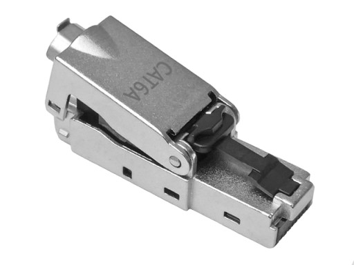 RJ45/8P8C STP zástrčka cat.6A krútená dvojlinka AWG22-27 bez náradia INFROT