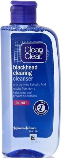 Clean&Clear Čistiaci čistiaci prostriedok na čierne bodky 200 ml tonikum proti čiernym bodkám