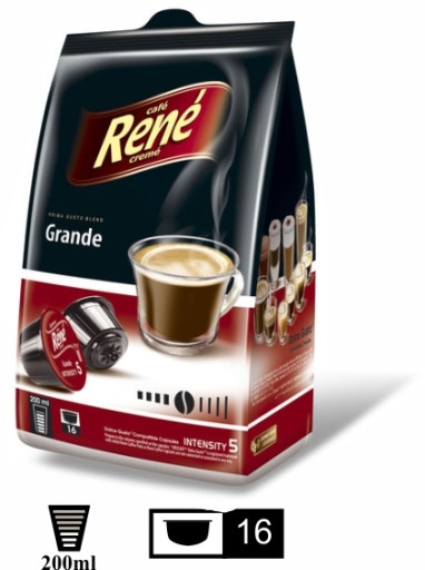 Kapsule pre DOLCE GUSTO Rene Grande 16 kusov