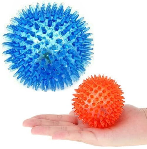 SVIETIACA GUĽA 7,5CM S GUMOVÝMI Hrotmi